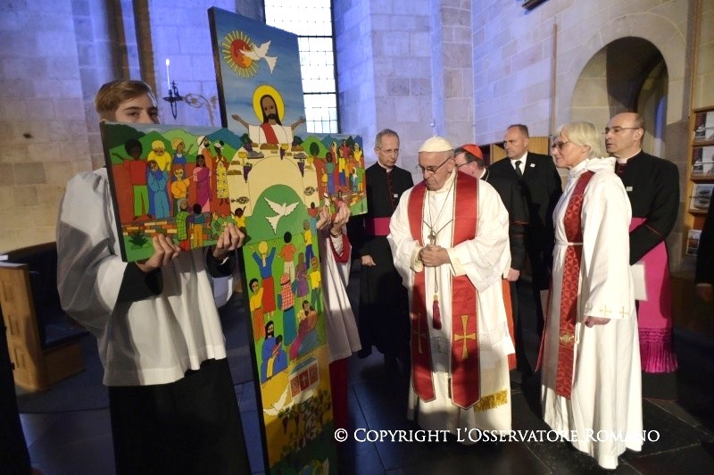 Resultado de imagem para oração ecumenica catedral lund