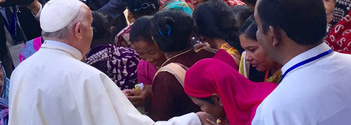 Resultado de imagem para Francisco encontra os rohingya