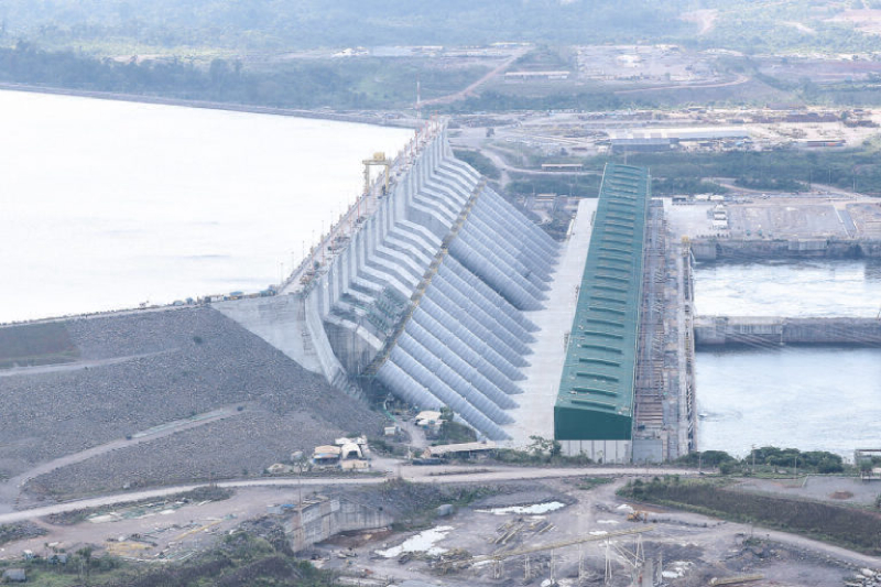 Barragem principal de Belo Monte, em 27 de dezembro de 2019. (Foto: Palácio do Planalto)