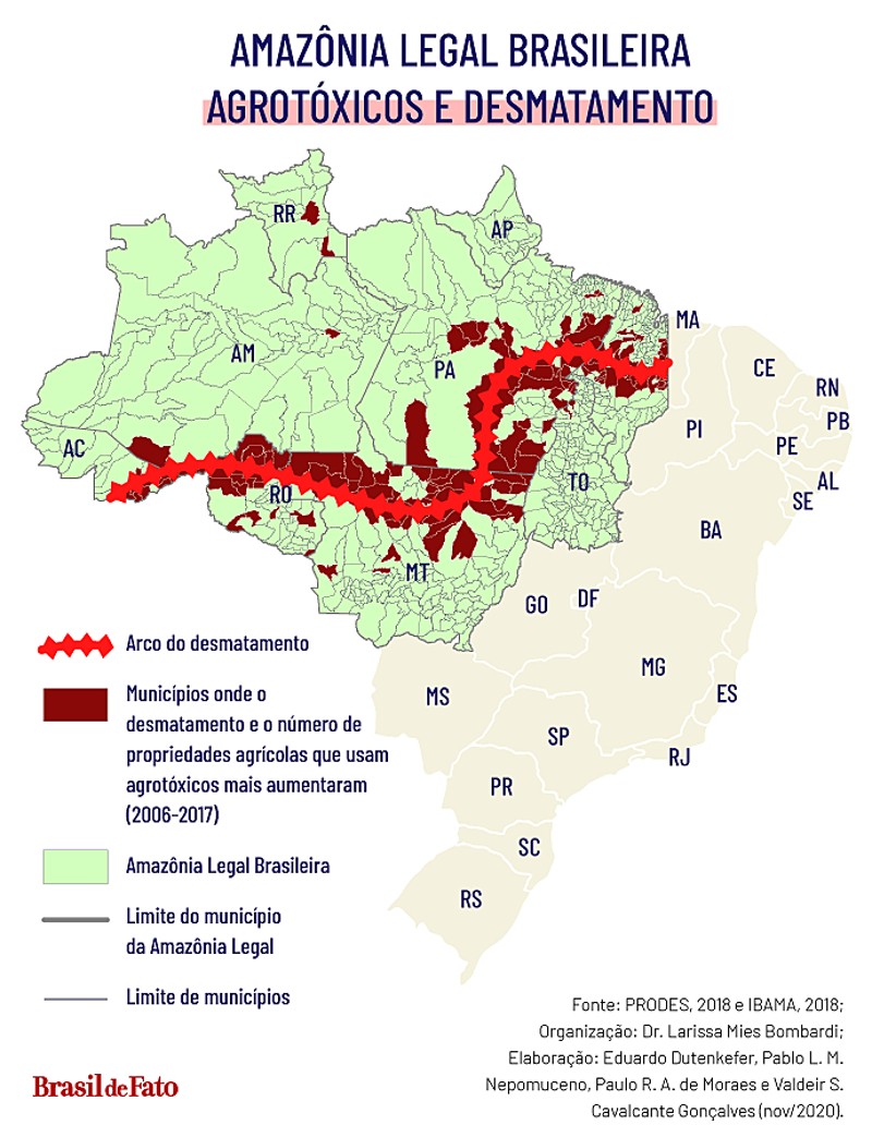 Em 10 anos, fazendeiros jogaram agrotóxicos sobre 30 mil