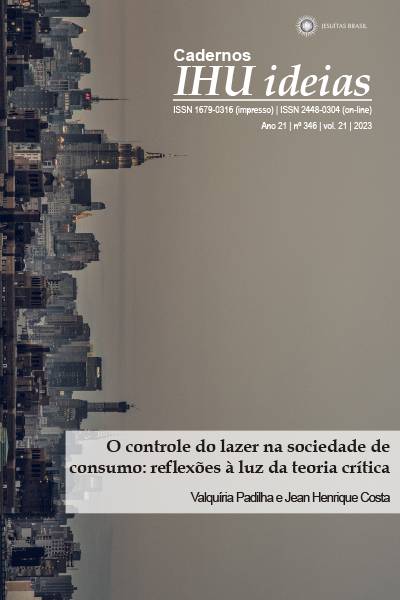 346º - O controle do lazer na sociedade de consumo: reflexões à luz da teoria crítica